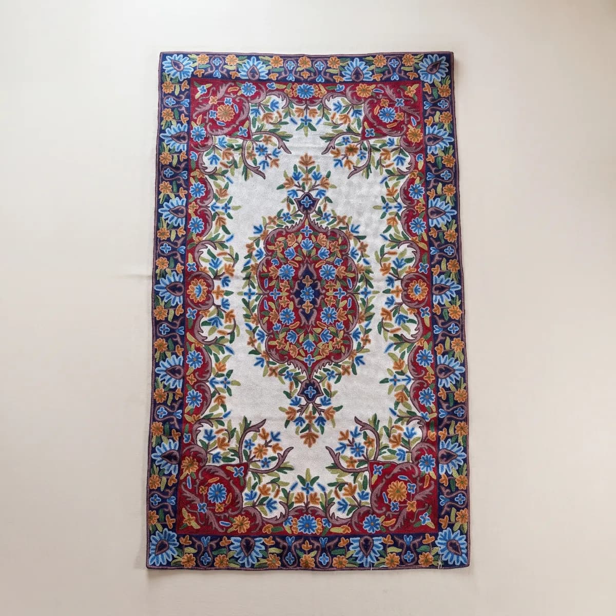 3 ft × 5 ft - Rangrez Bloom Aari Rug — view 1